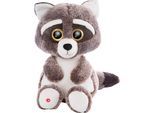 Kuscheltier NICI "Glubschis, Waschbär Clooney, 45 cm", grau, Plüschfiguren, KinderB:46cm H:45cm L:22cm, Plüsch, Polyester, Kuscheltier, B:46cm H:45cm L:22cm