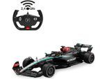 RC-Auto JAMARA "Mercedes-AMG F1 W15 E Performance schwarz 2,4GHz", schwarz, Fernlenkfahrzeuge, KinderB:17,3cm H:10,3cm T:46,8cm, Kunststoff, RC-Auto, Maßstab 1:12, B:17,3cm H:10,3cm T:46,8cm
