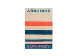 Strandtuch SURI FREY "Strandtuch SFY Freyday" Gr. XXL, beige (beige, kombi 443), 1 Stk., Obermaterial: 100% Baumwolle CO., Handtücher, Strandtuch