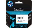 HP Tintenpatrone "HP original Druckerpatrone 303 Tri color C/M/Y", bunt (cyan, magenta, gelb), Tintenpatronen, 3 Probemonate gratis* drucken, Tintenpatrone