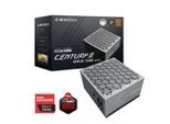 Montech Netzteil Century II 1200W 80+ Gold, ATX 3.1, Silber
