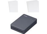CANON Fotodrucker "SELPHY QX20", schwarz, B:10,22cm H:3,29cm T:14,58cm, Drucker, Fotodrucker