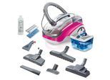 THOMAS Wasch-Sauger "AQUA+ ALLERGY & FAMILY", pink (magenta, grau), B:31,8cm H:30,6cm T:48,6cm, Mehrzwecksauger, ECO-Stufe, Wasch-Sauger