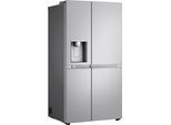 LG Side-by-Side "GSLE91MBAB", Energieeffizienz: B, metal sorbet, B:91,3cm H:179cm T:73,1cm, Kühlschränke, Eis-, Crushed Ice- und Wasserspender, Total No Frost, Side-by-Side