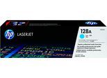 HP Tonerkartusche "HP original Toner 128A Farben: B/C/M/Y", blau (cyan), Tonerpatronen, Tonerkartusche
