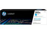 HP Tonerkartusche "HP original Toner 205A, Farben: B/C/M/Y", blau (cyan), Tonerpatronen, Tonerkartusche