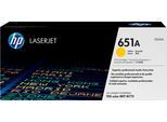 HP Tonerpatrone "HP original Toner 651A Farben B/M/C/Y", gelb, Tonerpatronen, Tonerpatrone