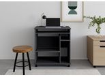 Computertisch VOGL MÖBELFABRIK "Compi", grau (anthrazit), B:72cm H:76cm T:46cm, Tische, Computertisch, Home Office