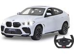 RC-Auto JAMARA "Deluxe Cars, BMW X6 M 1:14, weiß - 2,4 GHz", weiß, Fernlenkfahrzeuge, KinderB:16cm H:12,1cm T:35,3cm, RC-Auto, mit LED-Lichtern, B:16cm H:12,1cm T:35,3cm