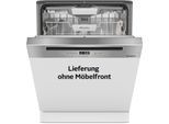 MIELE teilintegrierbarer Geschirrspüler "G 5811 SCi Active Plus", Energieeffizienz: A, silber (edelstahl cleansteel), B:59,8cm H:80,5cm T:57cm, Geschirrspüler, teilintegrierbarer Geschirrspüler
