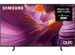 SAMSUNG OLED-Fernseher "GQ55S85FAU OLED-Fernseher", Energieeffizienz: G, schwarz, 55 ″, Fernseher, HDR, Dolby Atmos & AI Sound, Pantone Farben, Gaming Hub, bis zu 120Hz, OLED-Fernseher
