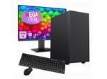 GAMEMAX PC-Komplettsystem "MegaDeal Multimedia-PC 2720 AMD Ryzen 5 5600GT 16GB 480GB SSD", Energieeffizienz: E, schwarz, Microsoft Windows 11 Home (64 Bit), 16 GB RAM 480 GB SSD, Computer_Komplettsysteme, Windows 11 + MSI PRO MP2412DE Monitor 60cm (24"), PC-Komplettsystem