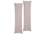 Kissenbezüge OTTO HOME "Cremona3 Kissenbezug für Seitenschläferkissen, OEKO-TEX zertifiziert", grau, B:140cm L:40cm, Jersey, Obermaterial: 100% Baumwolle, Kissenbezüge, Kissenbezüge, Topseller