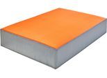 Weichbodenmatte "Hüpfpolster S, Plane Outdoor", orange, HIPP-HOPP - DAS HÜPFPOLSTER, Sportmatten, Kinder, B/H/L: 70cm x 17cm x 97cm, Weichbodenmatte, Hüpfmatte; 97x70x17 cm; Made in Germany, B:70cm H:17cm L:97cm