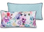 Dekokissen DESCANSO "Anamin", bunt (multi, geblümt), B:30cm L:60cm, Polyester, Dekokissen_Sitzkissen_Kissenhüllen, Mit Füllung, 1 Stück, Mit Biese, 30x60, Wendeoptik, Weich, Blumen