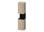 Duravit Hochschrank Qatego 40x36x1760cm, 2 T, An l, E sw/E Mamor (QA1346L16550000)