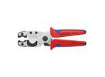 KNIPEX 90 25 20 Rohrschneider für Verbund- und Schutzrohre mit Mehrkomponenten-Hüllen verchromt 210 mm)