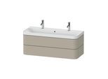 Duravit Möbelwaschtisch Happy D.2 Plus 117,5x49cm, 2 Schubk., taupe seidenmatt (HP4379O60600000)