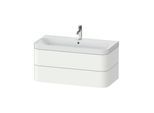 Duravit Möbelwaschtisch Happy D.2 Plus 97,5x49cm, 1 HL, we matt, 2 Schubkästen (HP4348O8484)