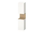 Duravit Hochschrank Qatego 40x36x1760cm, 2 T, An l, Ei nat/weiß hgl (QA1346L30220000)