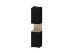Duravit Hochschrank Qatego 40x36x1760cm, 2 T, An li, Ei Marmo/Ei sw (QA1346L55160000)