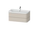 Duravit Möbelwaschtisch Happy D.2 Plus 97,5x49cm, 1 HL, Tau matt, 2 Schubkästen (HP4348O8383)