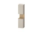 Duravit Hochschrank Qatego 40x36x1760cm, 2 T, An r, Ei nat/taupe ma (QA1346R30910000)
