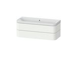 Duravit Möbelwaschtisch Happy D.2 Plus 117,5x49cm, 2 Schubk., o. HL, we matt (HP4349N84840000)