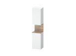 Duravit Hochschrank Qatego 40x36x1760cm, 2 T, An li, Ei Marmor/w ma (QA1346L55180000)