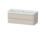 Duravit Möbelwaschtisch Happy D.2 Plus 117,5x49cm, 2 Schubk., o. HL, Tau matt (HP4349N83830000)