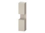 Duravit Hochschrank Qatego 40x36x1760cm, 2 T, An li, Tau m/tau matt (QA1346L91830000)