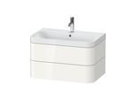 Duravit Möbelwaschtisch Happy D.2 Plus 77,5x49cm, 1 HL, we hgl, 2 Schubkästen (HP4347O2222)