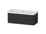 Duravit Möbelwaschtisch Happy D.2 Plus 117,5x49cm, 2 Schubk., o. HL, graph matt (HP4349N80800000)