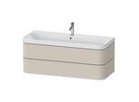 Duravit Möbelwaschtisch Happy D.2 Plus 117,5x49cm, 2 Schubk., 1 HL, Tau matt (HP4349O83830000)