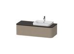 Duravit Waschtischunterschrank Happy D.2 Plus 130x55cm, 1 A, f AWT, Beck. re, lei (HP4942R7575)