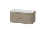 Duravit Möbelwaschtisch-Unterschrank Happy D.2 Plus 97,5x49cm, o. HL, leinen, 2 Schubkästen (HP4638N7575)