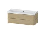 Duravit Möbelwaschtisch Happy D.2 Plus 117,5x49cm, 2 Schubk., o. HL, Medit. Ei (HP4349N71710000)