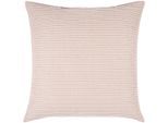 Dekokissen PAD "LAMONTE", beige (sand), B:60cm L:60cm, Obermaterial: 100% Baumwolle, Dekokissen_Sitzkissen_Kissenhüllen, Made in Europe, Kissenhülle ohne Füllung, 1 Stück