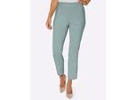Webhose CLASSIC BASICS, Damen, Gr. 24, Kurzgrößen, grün (kalkmint), 72% Viskose, 25% Polyamid, 3% Elasthan, unifarben, lang, Hosen