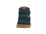 Trainingsschuh LURCHI "Lurchi Marki 2 Barefoot-TEX", Kinder, Gr. 24, grün (petrol), Leder, Schuhe