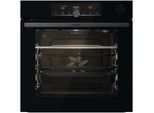 GORENJE Backofen "BPSA 6747", Energieeffizienz: A+ (A+++-D), schwarz, B:59,5cm H:59,5cm T:56,4cm, Backöfen, Pyrolyse, 2fach Teleskopauszug, Wassertank für Dampf, AirFry-Funktion