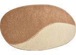 Badematte GRUND "Orbis", beige, H:24mm, Polyacryl, Badematten, Badematte, zweifarbiger Badematte
