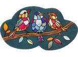 Teppich "Morning Choir", bunt, B:70cm H:9mm L:120cm, Polyamid, WASH+DRY BY KLEEN-TEX, Teppiche, Teppich