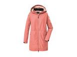 Parka KILLTEC "KOS 35 WMN PRK", Damen, Gr. 44, pfirsich, Obermaterial: 100% Polyester.Futter: 100% Polyester, Jacken Parka, Wasser- und winddichter Damenparka, atmungsaktiv, verstellbar
