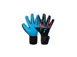 Torwarthandschuhe REUSCH "Attrakt Freegel Aqua", Damen, Gr. 10.5, blau (schwarz, hellblau), 38% Latex, 30% Polyester, 3% Lederimitat, 3% Polyamid, Handschuhe, mit speziellem Haftschaum für perfekten Grip