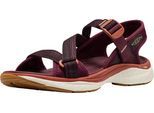 Sandale KEEN "LEIKI OT SANDAL", Damen, Gr. 39, rot (fig, burnt brick), Synthetik, Schuhe Sandale, waschbar,stoßdämpfend und atmungsaktiv