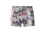 Retro Pants JAN VANDERSTORM "Retropant STURGIL", Herren, Gr. L, grau (hellgrau gemustert), Obermaterial: 95% Baumwolle CO. 5% Elasthan EL., Unterhosen