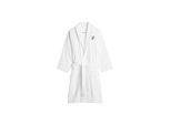 Bademantel GANT "Bademantel EMBROIDERY ROBE 1er Pack" Gr. L, weiß, L, Obermaterial: 100% Baumwolle CO., Hausmäntel, Bademantel