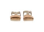Riemchensandale GABOR "Gabor Sandalen Leder", Damen, Gr. 38, beige, Leder, Schuhe Riemchensandale