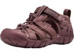Sandale KEEN "SEACAMP II CNX", Mädchen, Gr. 26, braun (mauve), Synthetik, Schuhe Sandale